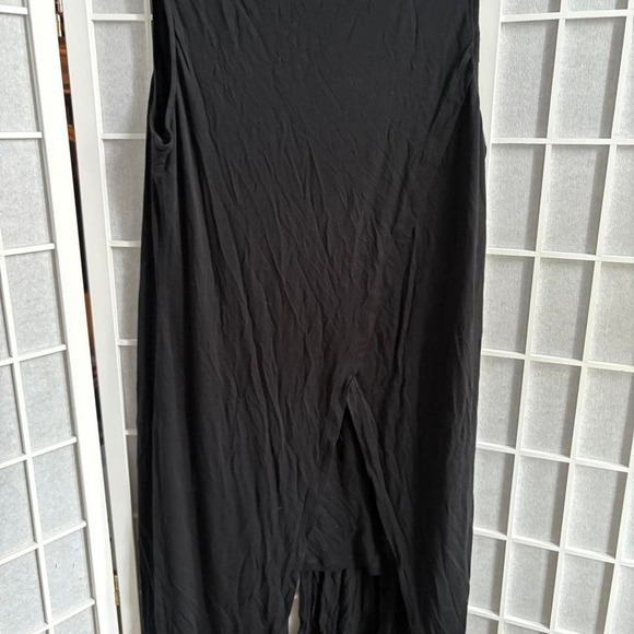 Black Cabi tank top with a relaxed fit wrap style tunic shirt sz large - Picture 5 of 6